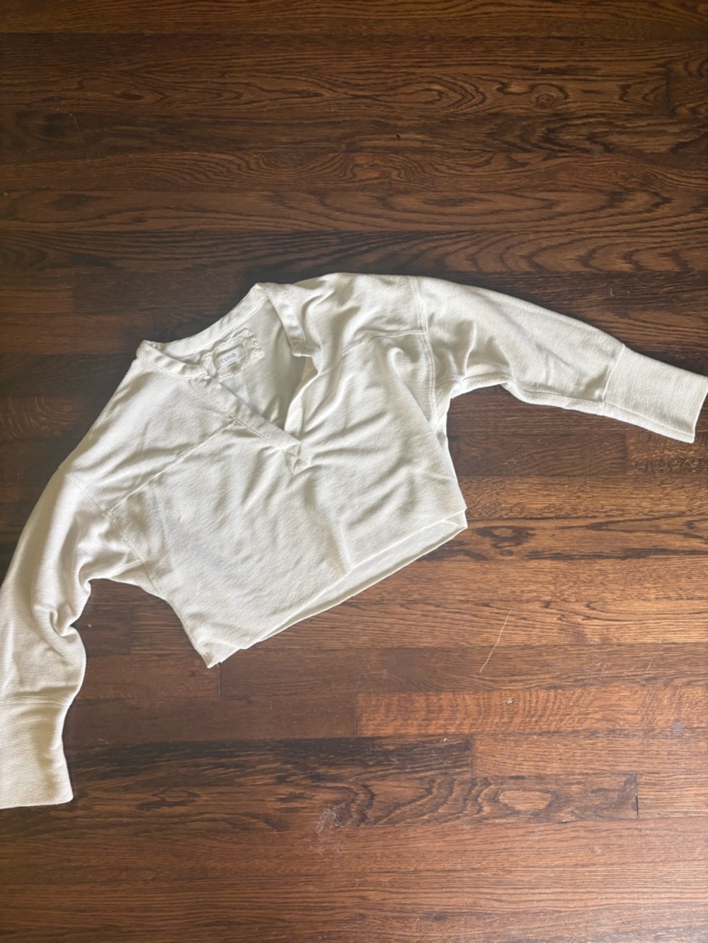 Cupio white cropped top